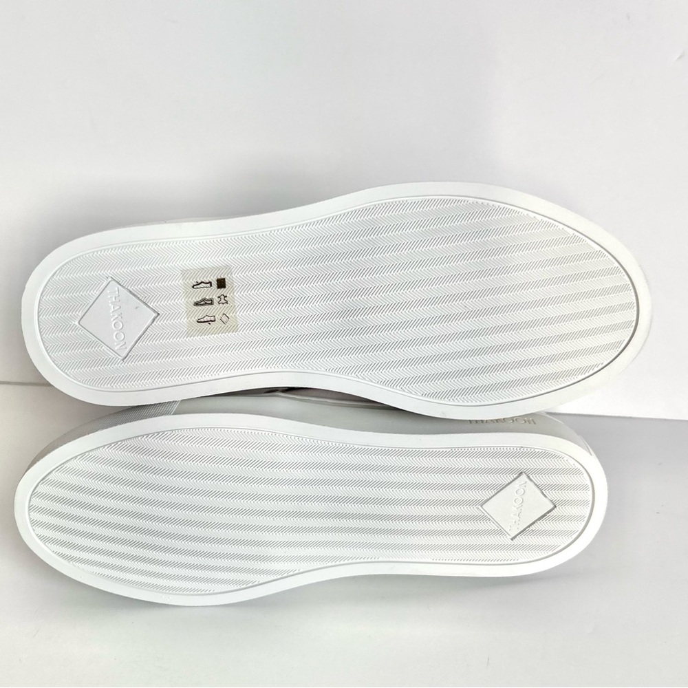 🍒Thakoon Pull On White High Top Sneakers. Size: 38 - Picture 8 of 11